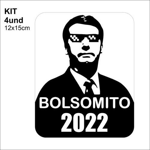 Imagem 1 de 1 de Adesivo Vinil - Bolsomito 2022
