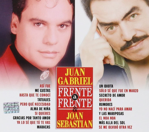 Frente A Frente Juan Gabrie Y Joan Sebastián | 2 Cds + Dvd 