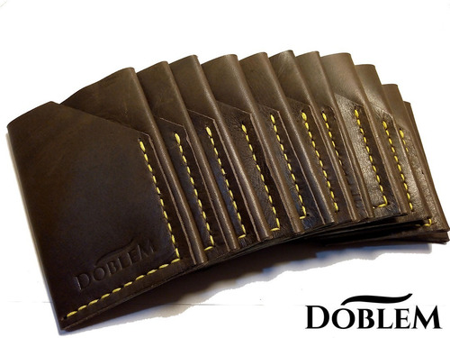 Imagen 4 de 6 de Billetera De Cuero Doblem Mod.: 1979sh