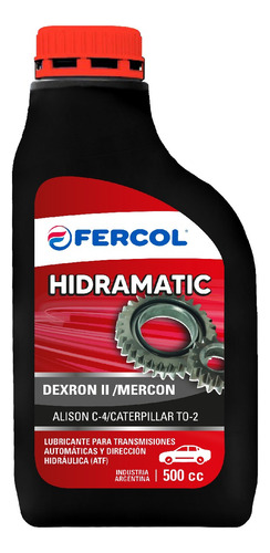 Aceite Fercol Hidraulico Atf Hidramatic Dexron Ii 500cc