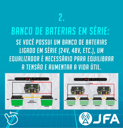 Equalizador Jfa Para Banco De Baterias