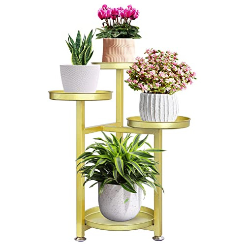 Soporte Plantas De Interior, Estante De Metal Plantas A...