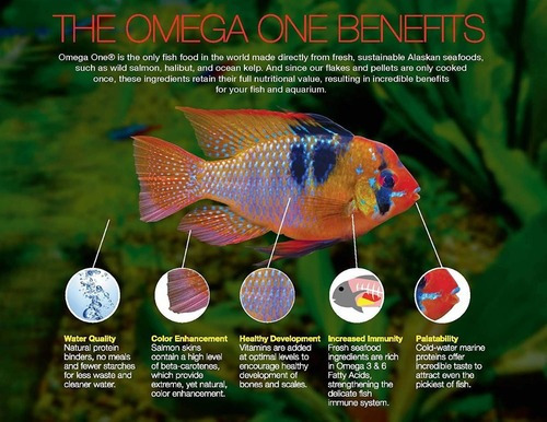 Omega One Shrimp Pellets 61g Alimento En Mini Barras 8mm A Base De Gambas Y Camarones Peces De Fondo