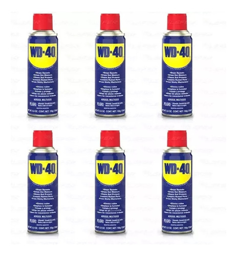 Wd-40 Lubricante X 6 Limpiante Antioxidante