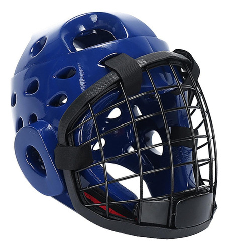 Casco De Hockey Sobre Hielo, Casco De Taekwondo, Azul