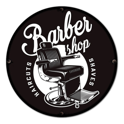 Cuadros Decorativos 30 Cm / Barber Shop Barberias No Chapas