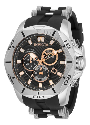 Reloj Invicta 32247 Acero, Negro Hombres