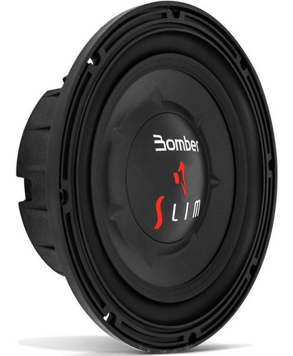 Subwoofer Bomber Slim 8 200w Rms 4 Ohms Bobina Simple