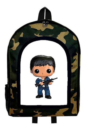 Mochila Camuflada Scarface Tony Montana Mod Aar45