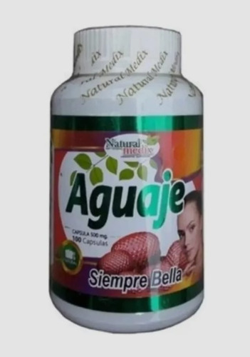 Aguaje Siempre Bella Peruanox100capsulas Natural (3 Frascos)