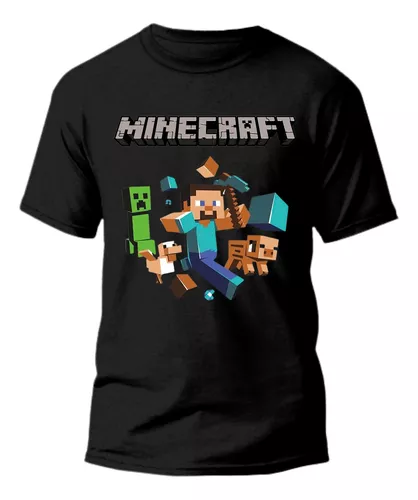 Camiseta Infantil Geleia Minecraft