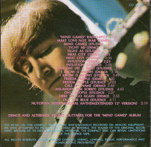 John Lennon - Studio Tracks Vol 7 ( Beatles ) (Usado)