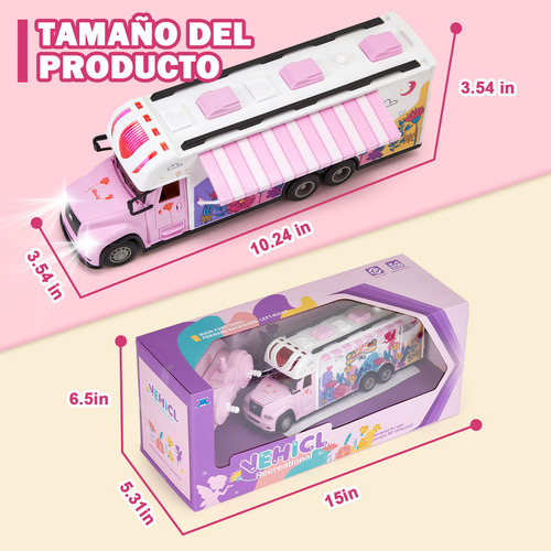 Zacro RC camión de camping rosa