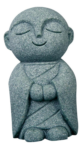 Estatua De Pequeño Monje, Estatuilla De Piedra Estilo C