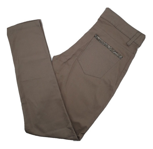 Pantalón Mujer Moda Gabardina Semi Elastizada One Pa853