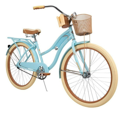 Bicicleta Huffy Nel Lusso 26 Mujer Cruiser Color Celeste