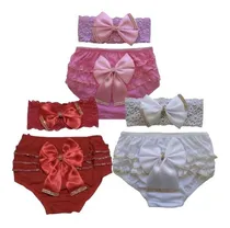 Comprar 3 Kits De Calcinhas Luxo Com Tiaras De Cabelo Moda Infantil
