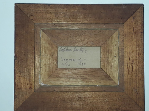 2354- Adilson Santos Ost 32x38cm Com Moldura - Composição. (Usado)
