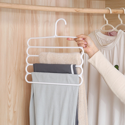 Porta Ropa Niveles Ahorra Espacio - Pantalones/bufandas5pcs