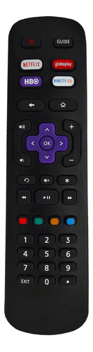 Controle Remoto Compatível Para Tv Semp Roku Led Smart