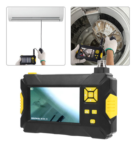 Endoscopio Industrial P30 Boroscopio Lcd 1080p De 3,9 Mm Y 4