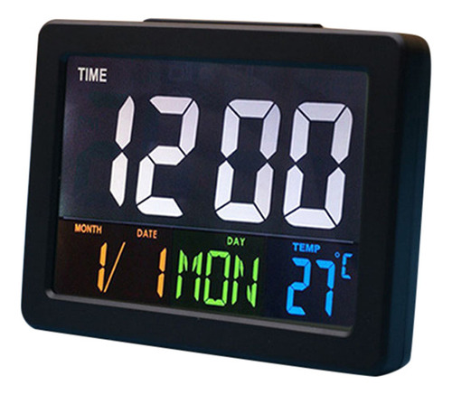 Reloj Despertador Digital Con Pantalla Lcd, Moderno Y Creati