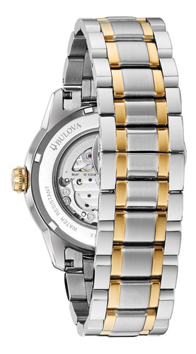 Reloj Bulova Wilton Style Open Heart 98a230 Original E-watch