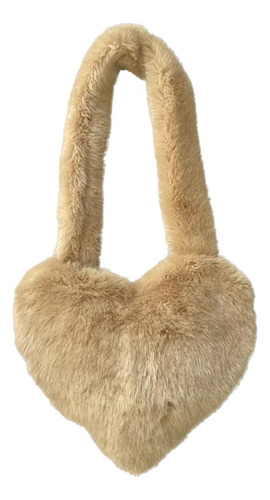 / Bolso De Felpa Para Mujer, Bolso Bandolera Larga Caqui