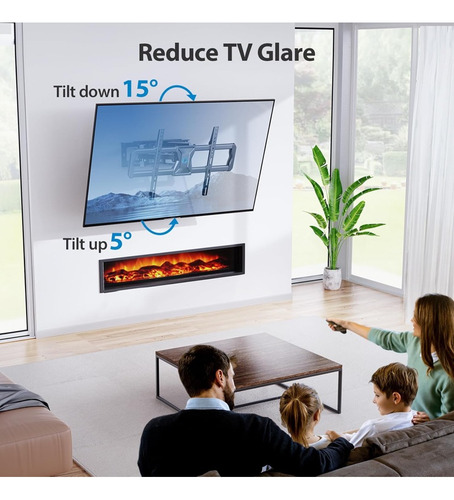 Soporte De Tv Movil Full Motion