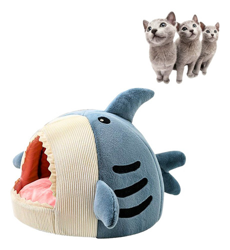 Cama Para Gatos Tiburón Original