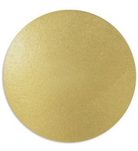 Disco Para Bolos E Tortas Ouro 23 Cm - Com 20 Unidades - Ult