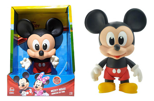 Muñeco Mickey Mouse Baby Arbrex Vinil Soft 26cm Articulado
