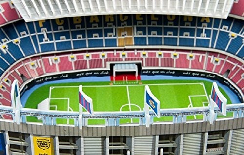 Maqueta Estadio 3d Para Armar!!! Fcb Barcelona !! Camp Nou !
