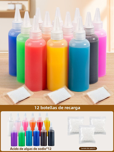 12 Botellas De Simulación Para Hacer Comida Y Agua Para Bebé