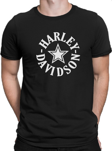Camiseta Harley Davidson Logo Moto Hd Motoclube