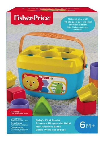 Cubeta Didáctica Insertar Figuras Para Bebé Fisher Price