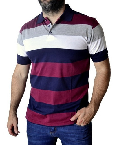 Imagen 3 de 6 de Chomba De Hombre Rayada The Big Shop