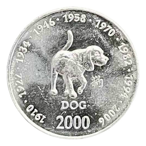 Somalia - 10 Shillings - Año 2000 - Km #100 - Perro