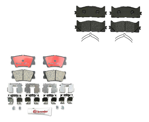 Jgo Balatas Del+tras Brembo Toyota Camry 11-17