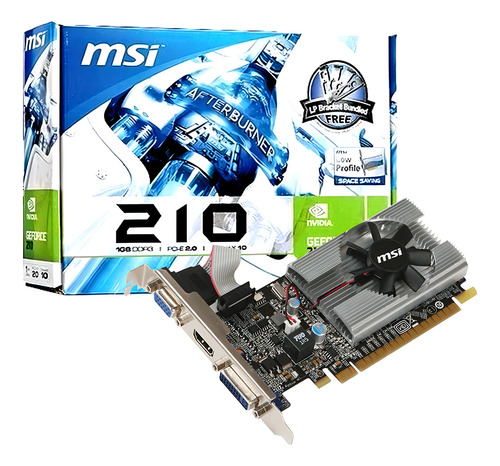 Tarjeta De Video Msi Nvidia Geforce 210, 1gb Ddr3 64-bit