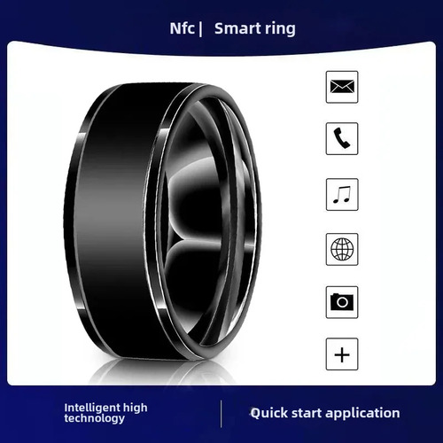 Anillo Nfc Inteligente Plata N° 8 Circunf. 56,9mm Nfc