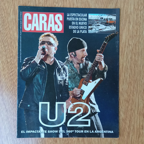Revista Caras U2 En Argentina 360º Tour Suplemento Solamente