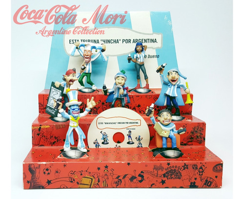 Muñecos Colección Mini Hincha Coca Cola (completos) 7unid. (Usado)