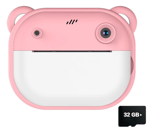 Camara Digital Instantanea Para Niños Doble Lente 1080p Y600 Color Rosa