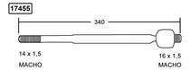 Comprar Mate Direccion Seat Leon 00-06