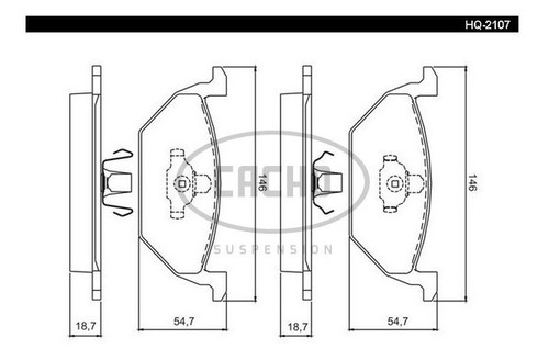 Pastilla De Freno Del P/ Seat Toledo/leon 2.0td S/sensor 02/