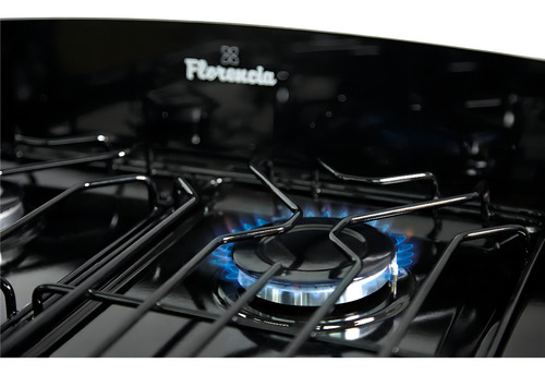 Cocina Florencia 5537f Negra Luz Encendido Parrilla Negro