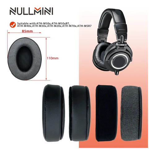 Almohadillas Audio-technica Ath-m50x/bt, M40x, M30x, M20x