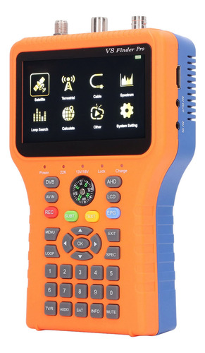 Medidor De Señal Digital Finder V8 Pro2 Fta S2x, Pantalla Lc