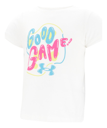 Remera Urbana Under Armour Good Game Niña En Blanco | Dexter